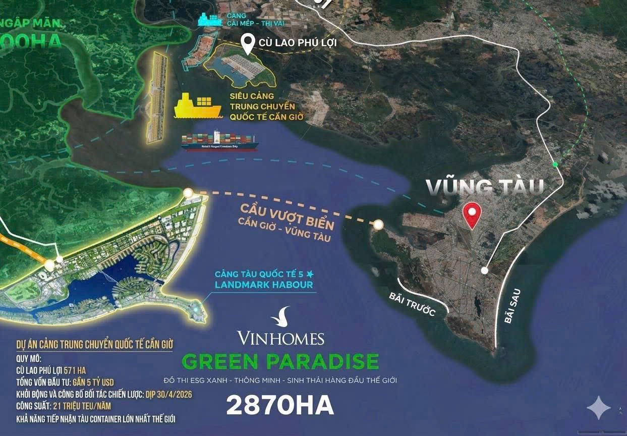 Đường đi Cần Giờ: Lộ trình đến Vinhomes Green Paradise