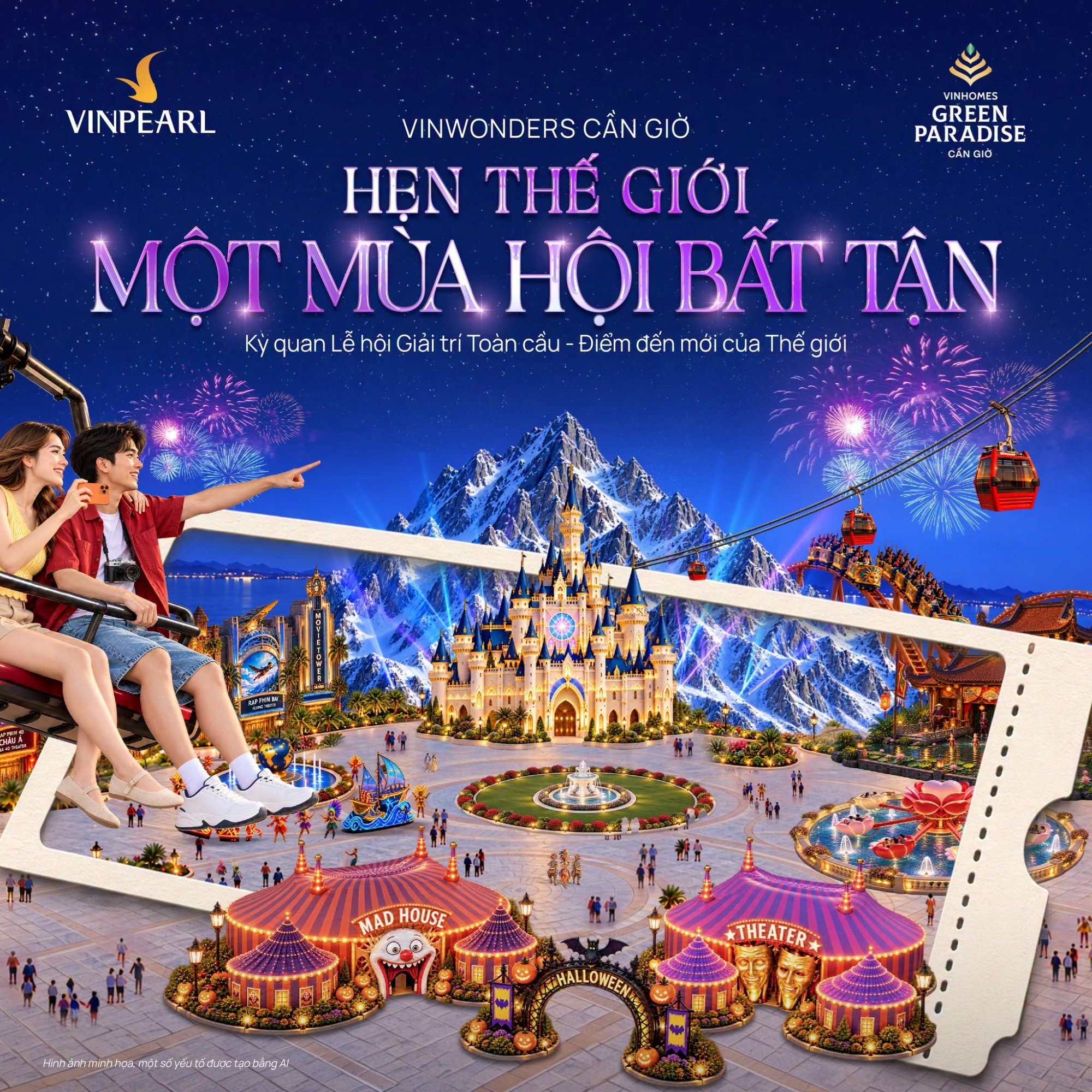 VinWonders Cần Giờ 122ha: 7 thế giới lễ hội cho mùa hội bất tận