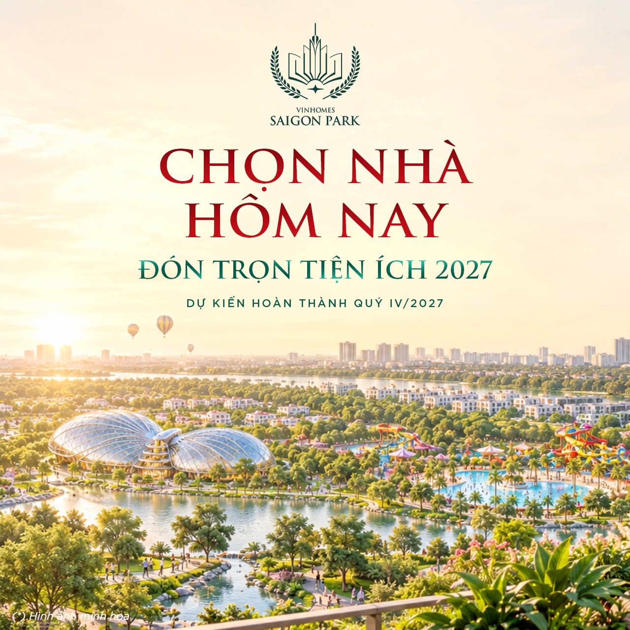 Global Village, C-Town và Botanica Park: mốc quý IV/2027