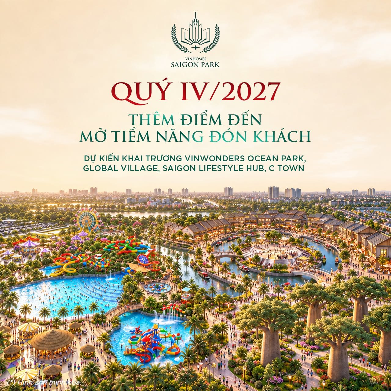 Kế hoạch nhận nhà Vinhomes Saigon Park theo mốc tiện ích 2027–2028