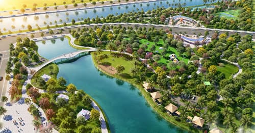 Công viên cho trẻ em tại Vinhomes Saigon Park: học mà chơi
