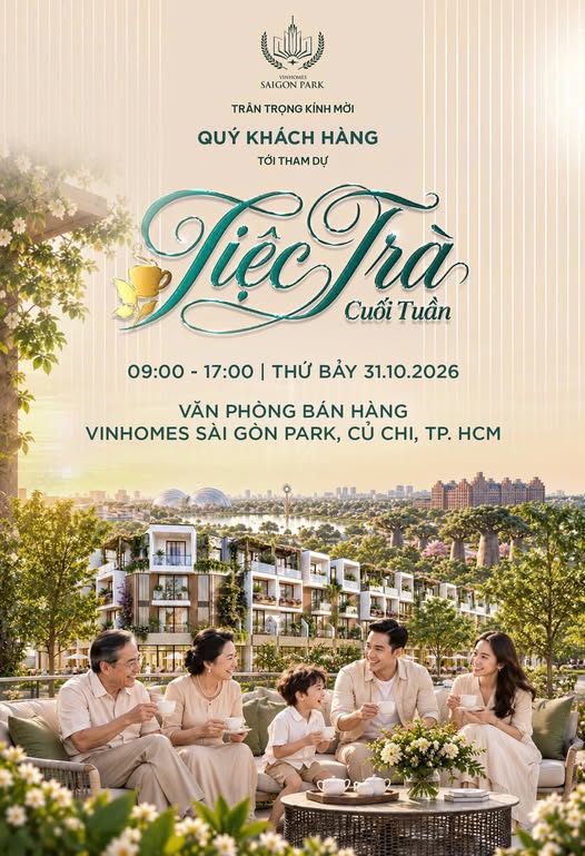 Tham quan Vinhomes Saigon Park cuối tuần: checklist cho người mua