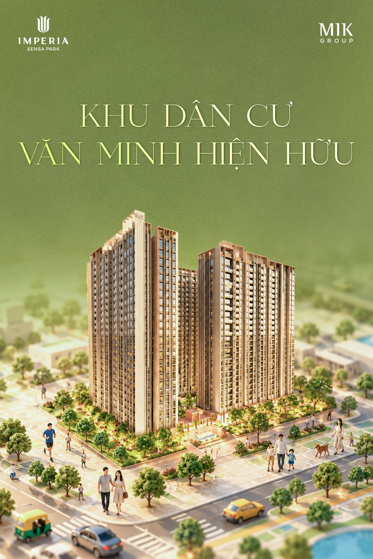 Imperia Sensa Park giữa khu dân cư hiện hữu đường Liên Phường