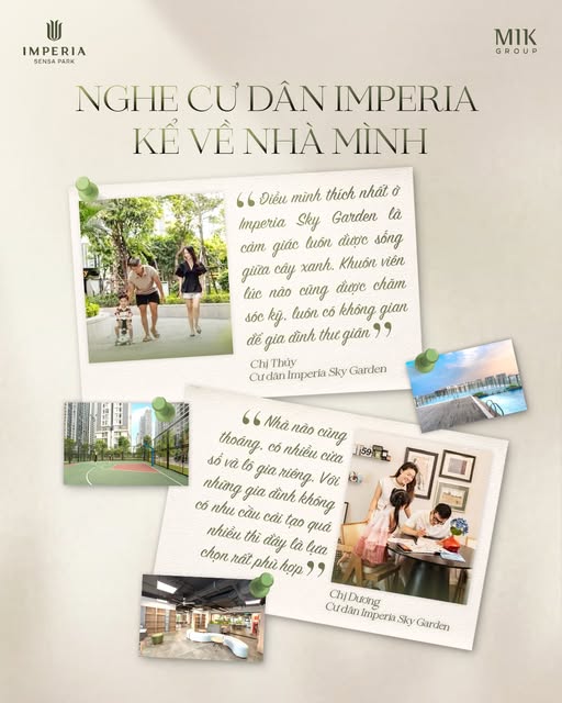 Cư dân Imperia kể về nhà mình: giá trị I-Series sau bàn giao