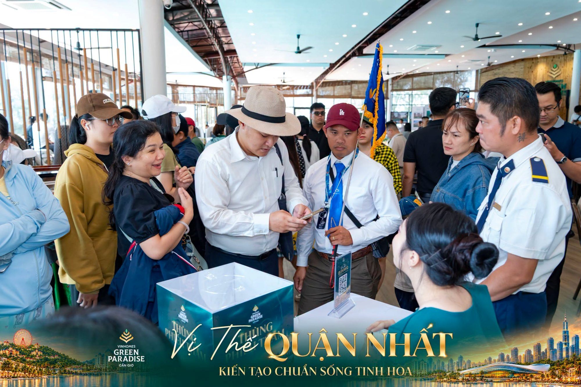 VPBH Vinhomes Green Paradise sôi động ngày 12/09: Vì sao khách hàng quan tâm "Quận Nhất" Vịnh Tiên?