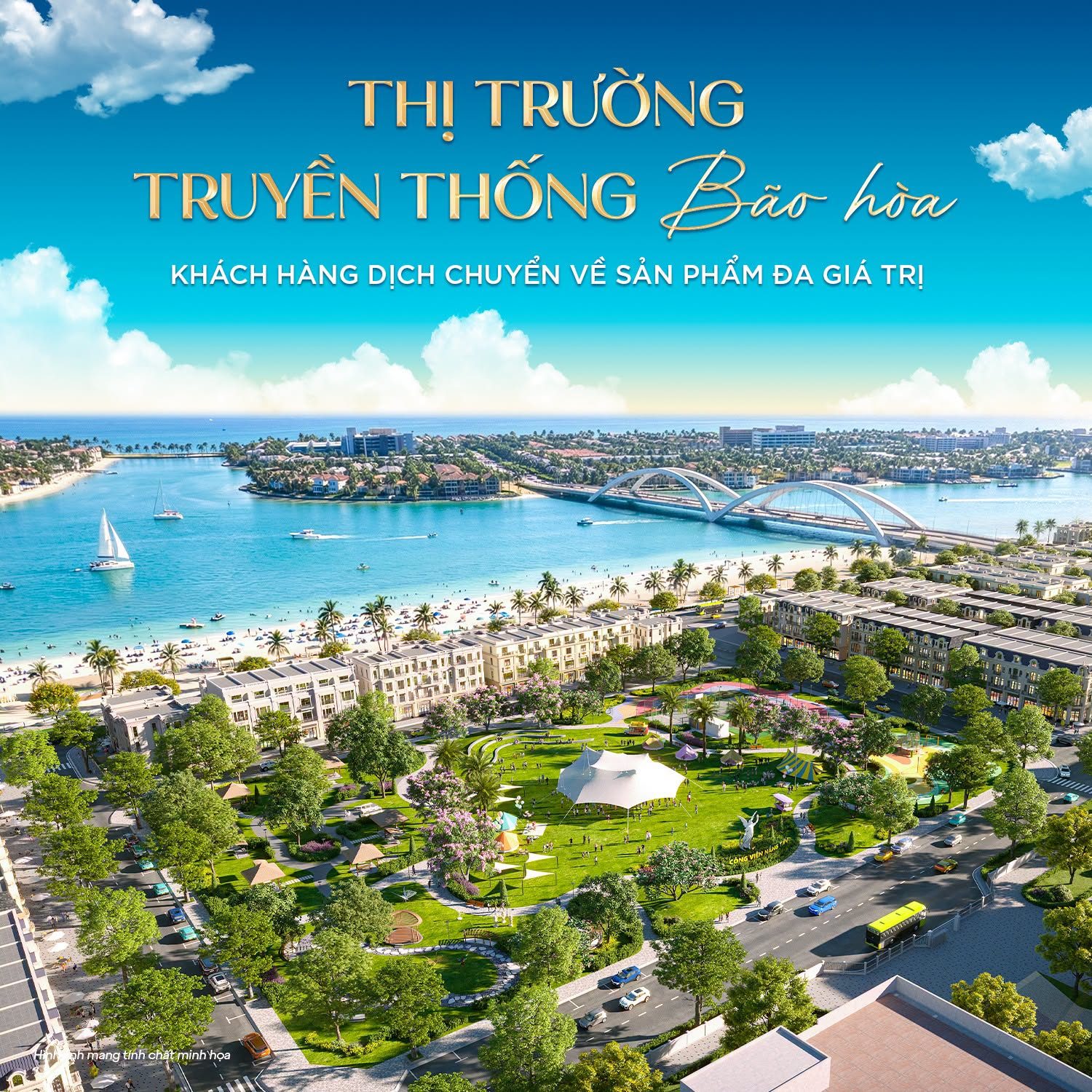Thị trường truyền thống bão hòa – Vinhomes Green Paradise