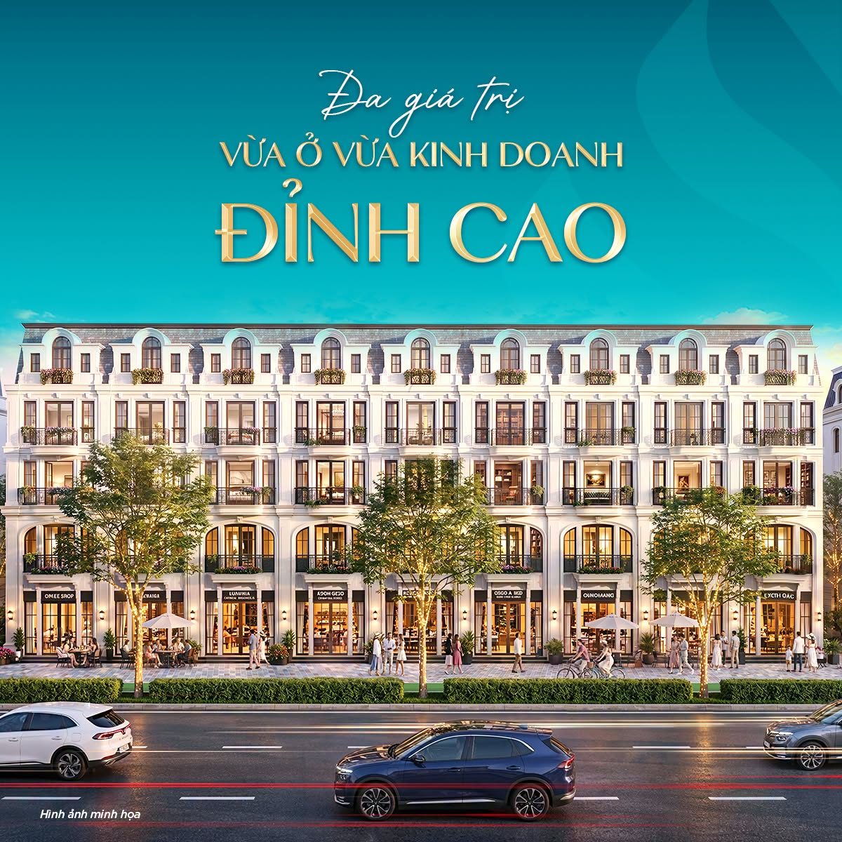 Nhà phố Vịnh Tiên vừa ở vừa kinh doanh