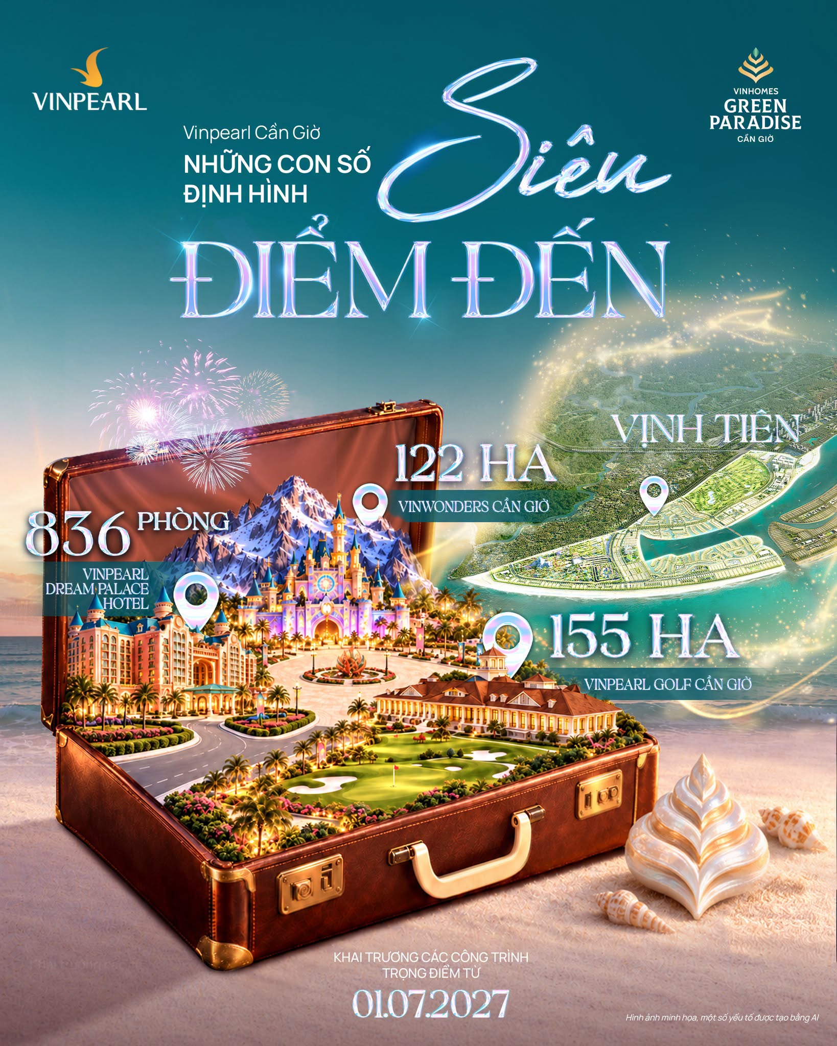 Những con số điển hình. Siêu điểm đến Vinhomes Green Paradise
