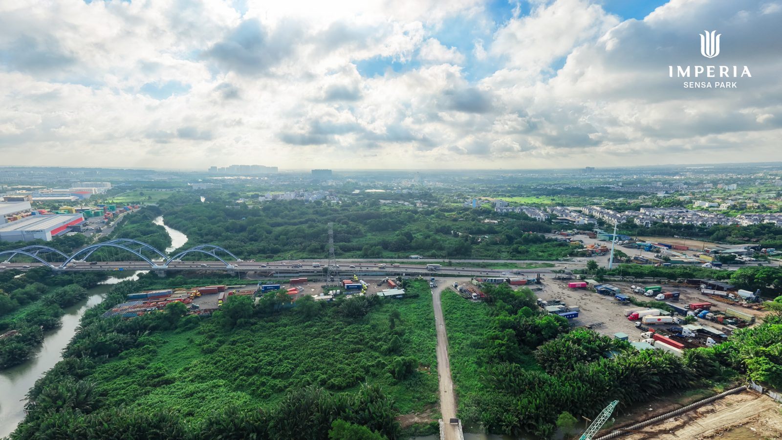View hướng Đông từ tầng 25 Imperia Sensa Park