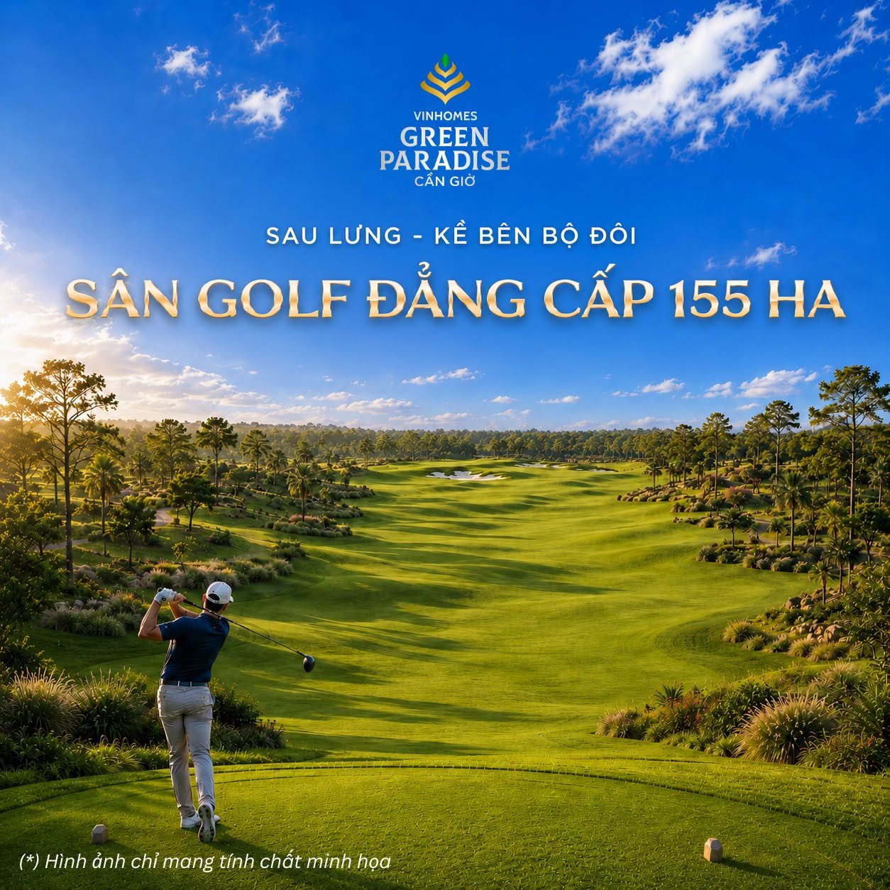 Sân golf 155ha tại Vịnh Tiên