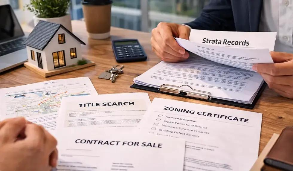 Kiểm tra hồ sơ pháp lý là bước quan trọng trước khi đặt cọc hoặc ký hợp đồng mua bán bất động sản.