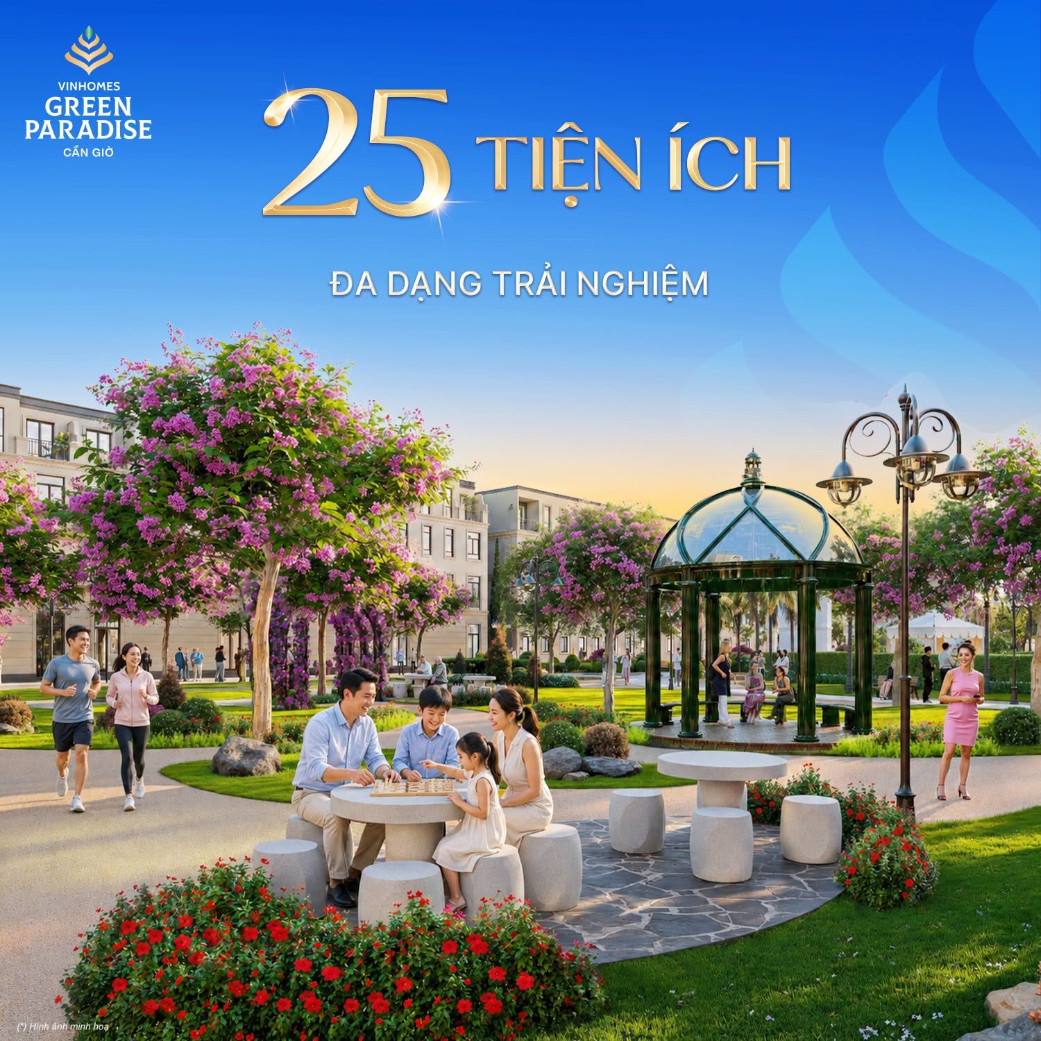 25 tiện ích tại Công viên Vườn Địa Đàng