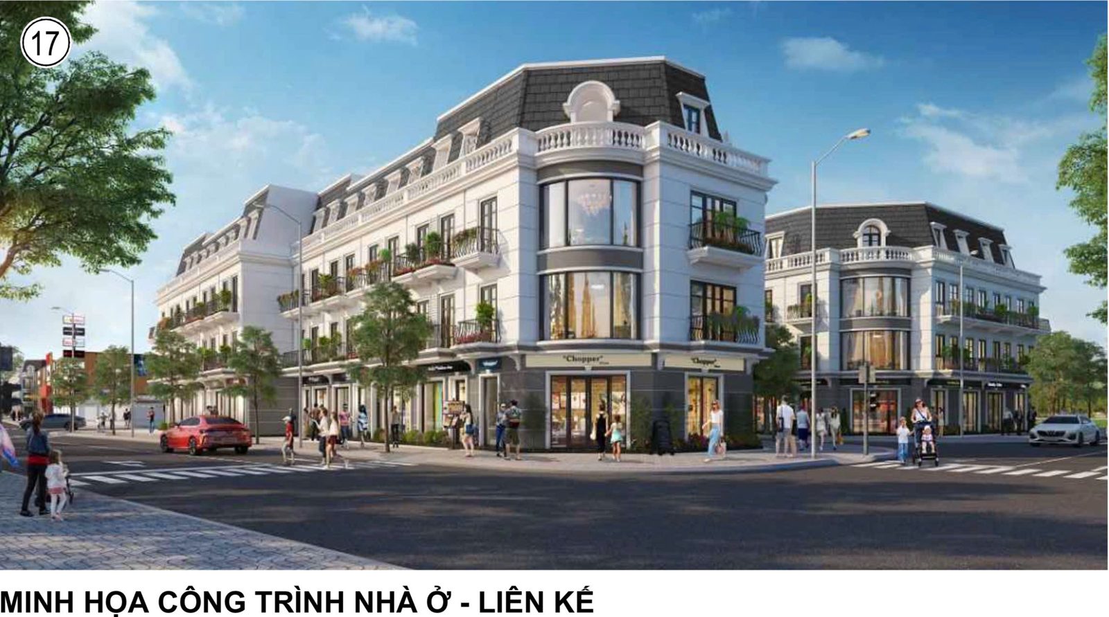 Minh họa nhà phố liền kề