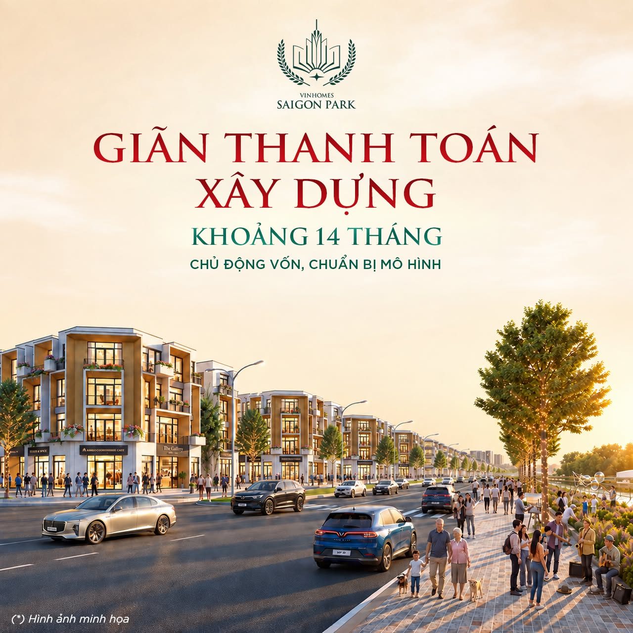 Giãn thanh toán phần xây dựng khoảng 14 tháng