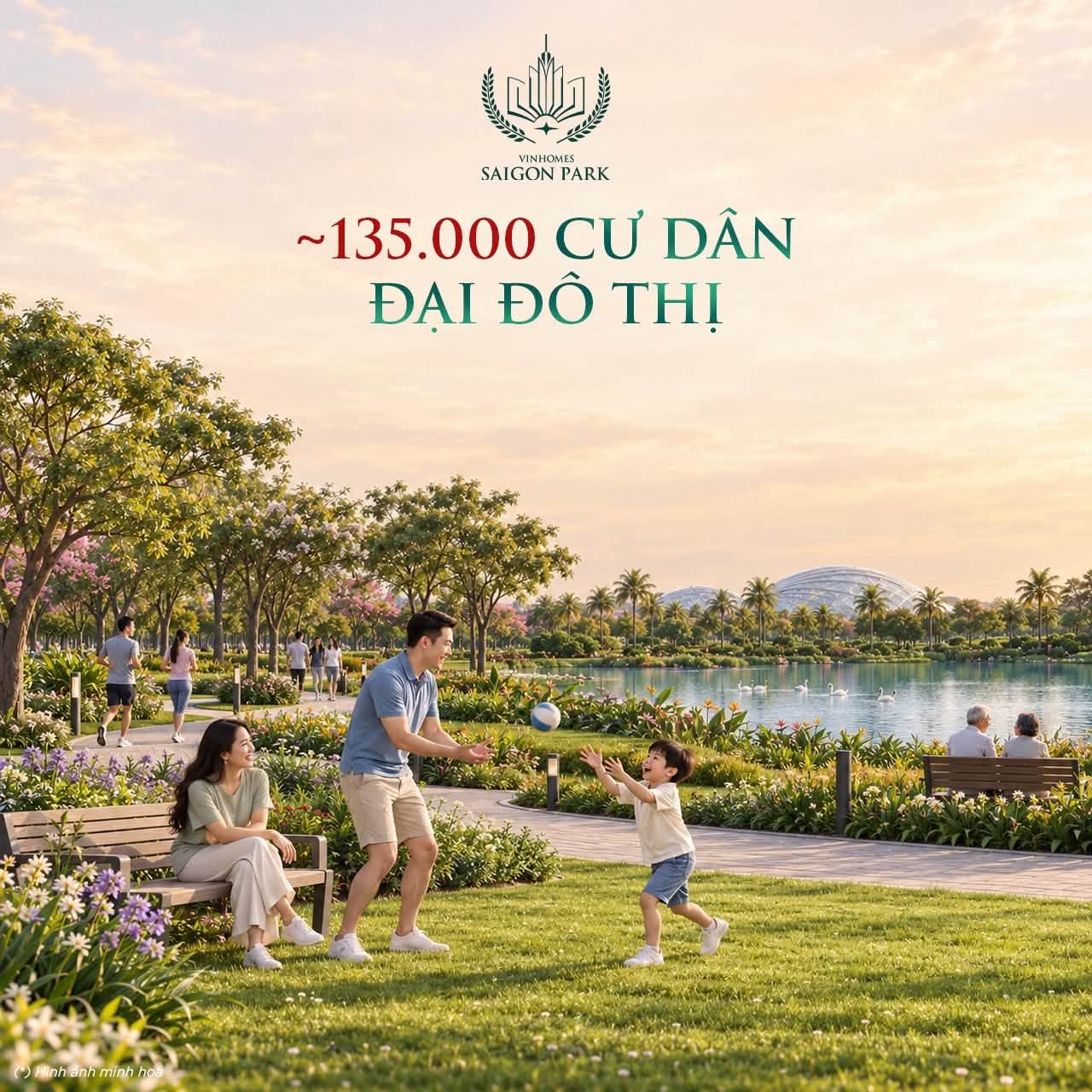 Khoảng 135.000 cư dân