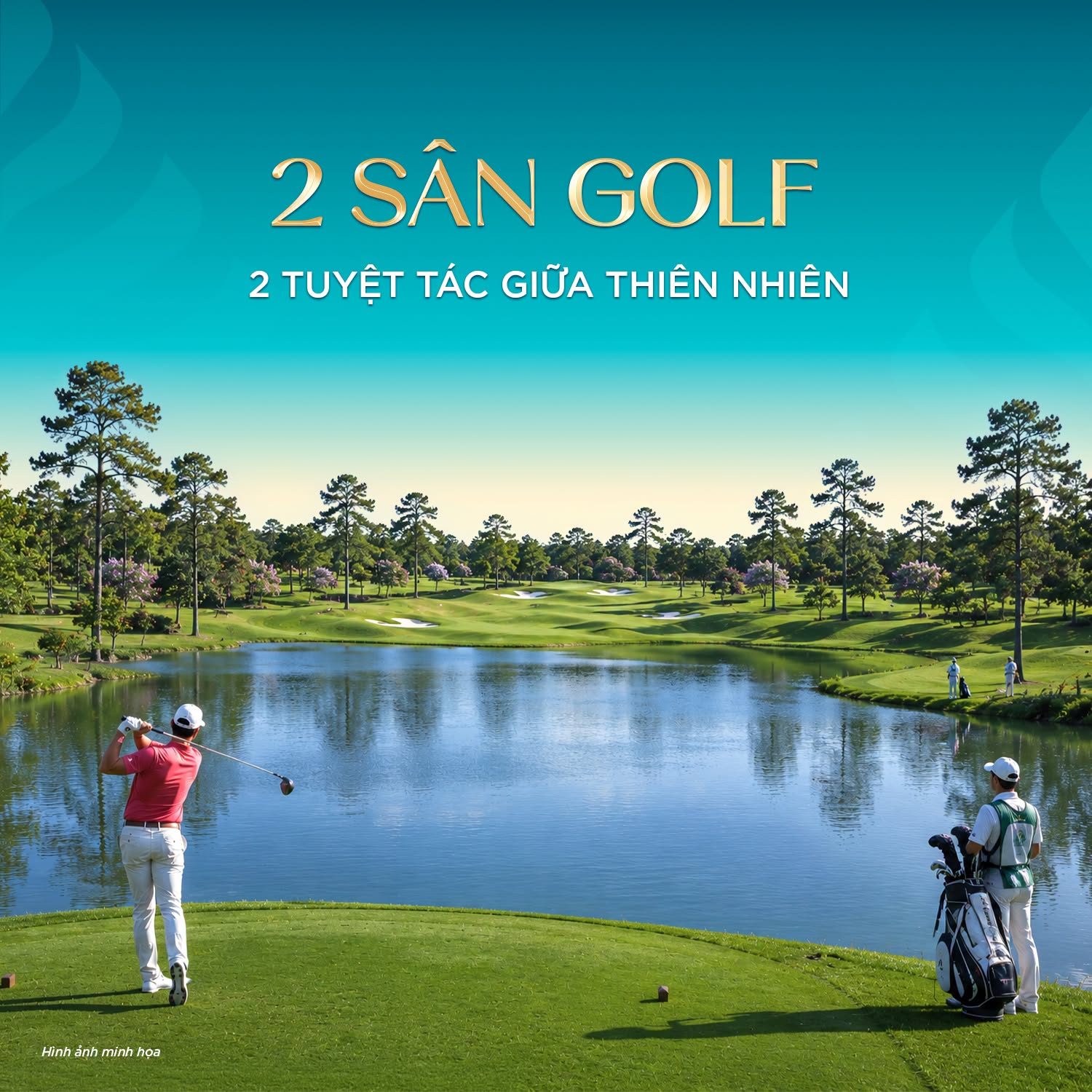 Bộ đôi sân golf – Vinhomes Green Paradise
