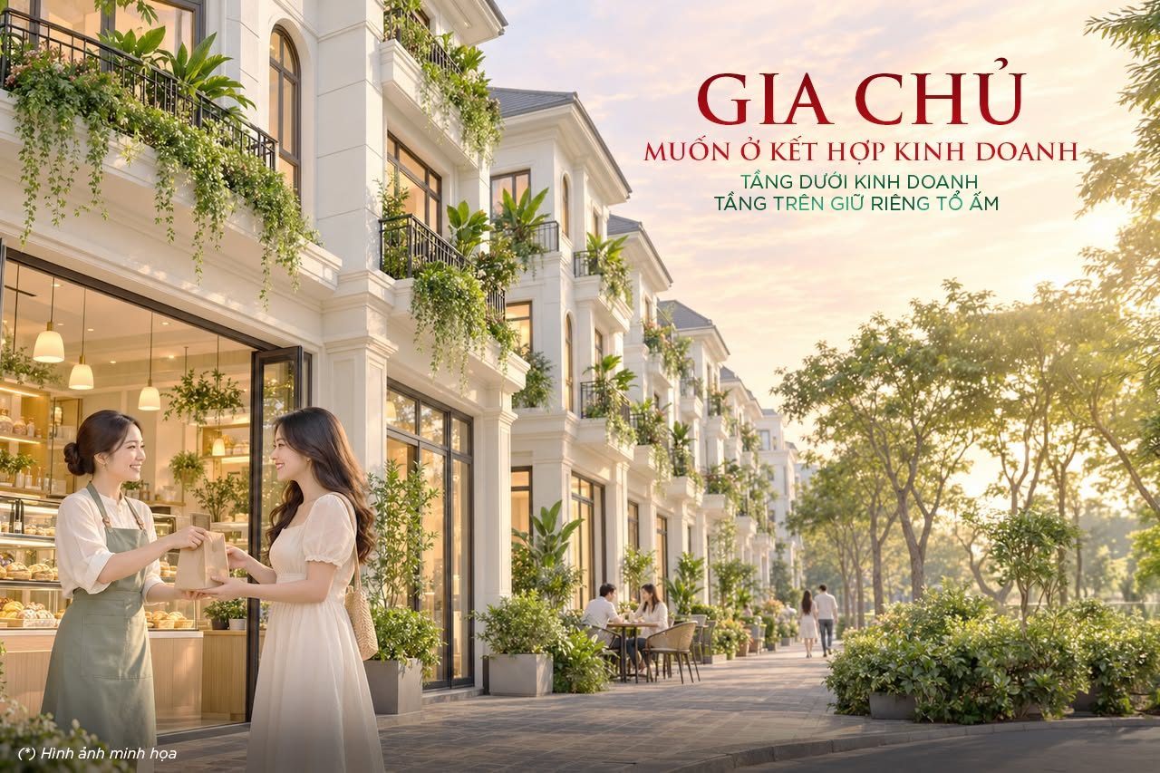 Gia chủ ở kết hợp kinh doanh tầng trệt