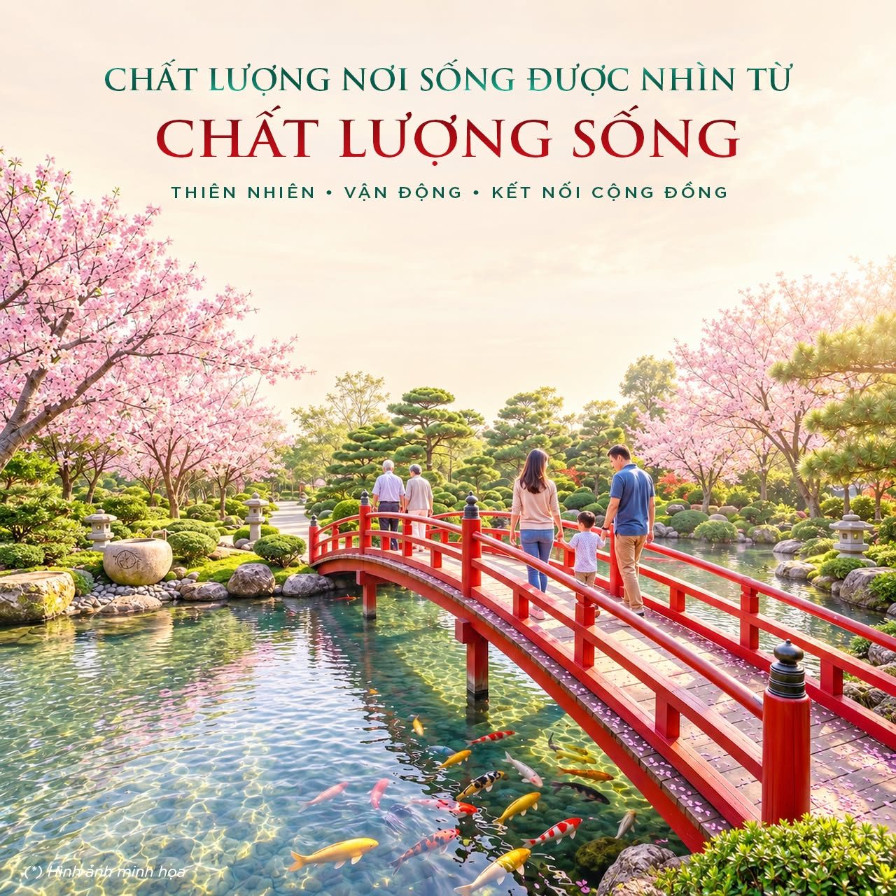 Vườn Nhật tại Vinhomes Saigon Park