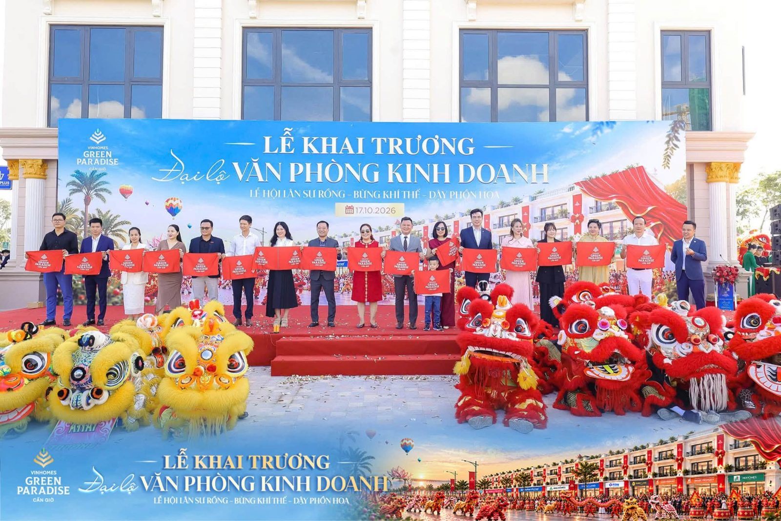 Lễ khai trương Đại lộ Văn phòng Kinh doanh – Vinhomes Green Paradise