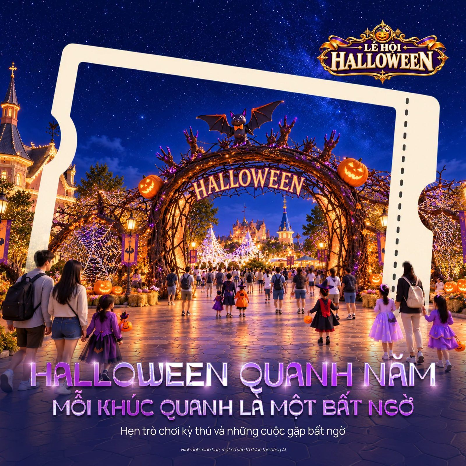 Phố Halloween quanh năm