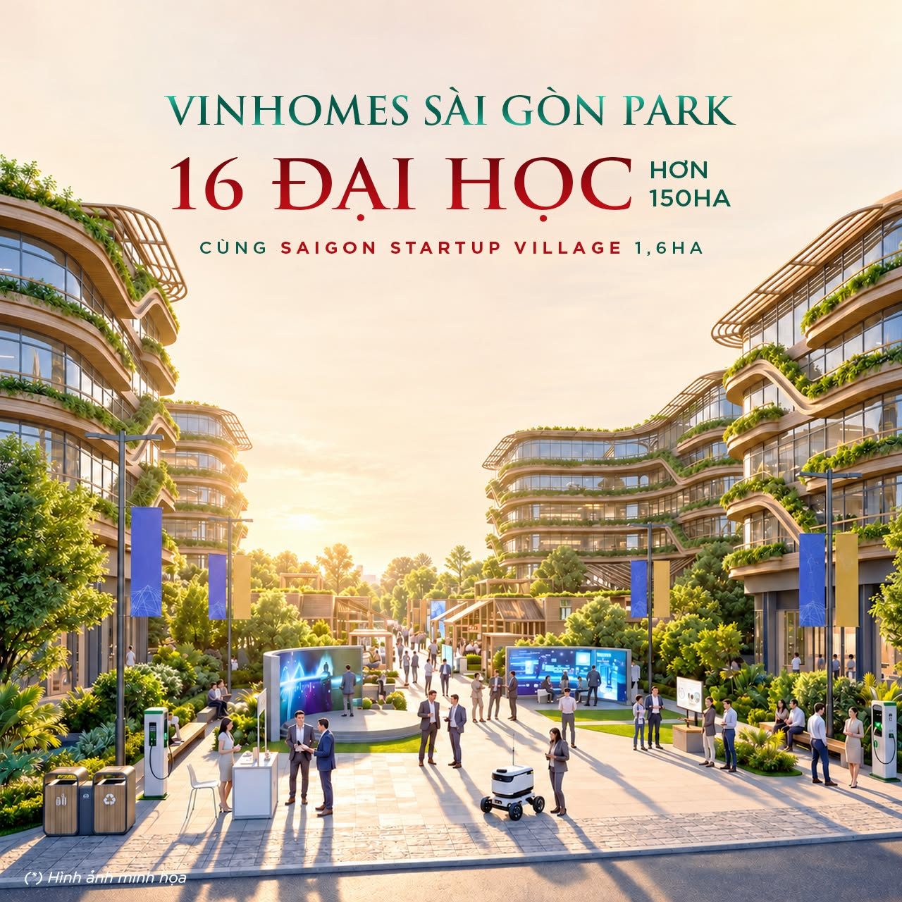 16 trường đại học tại Vinhomes Saigon Park