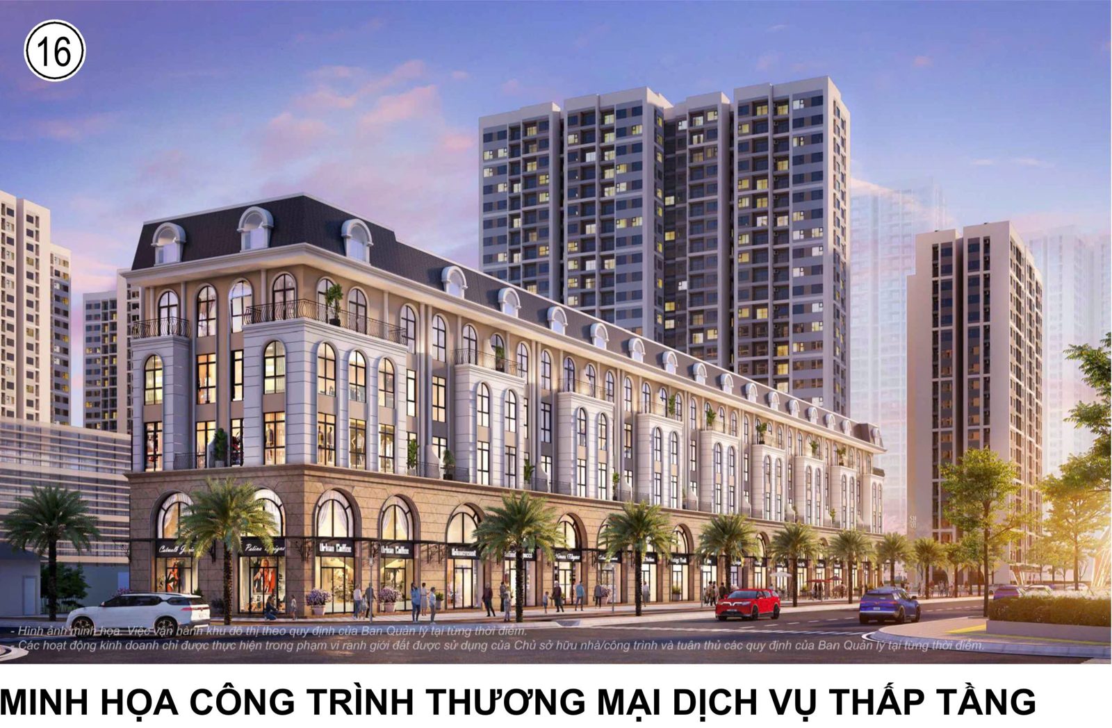 Minh họa thương mại thấp tầng