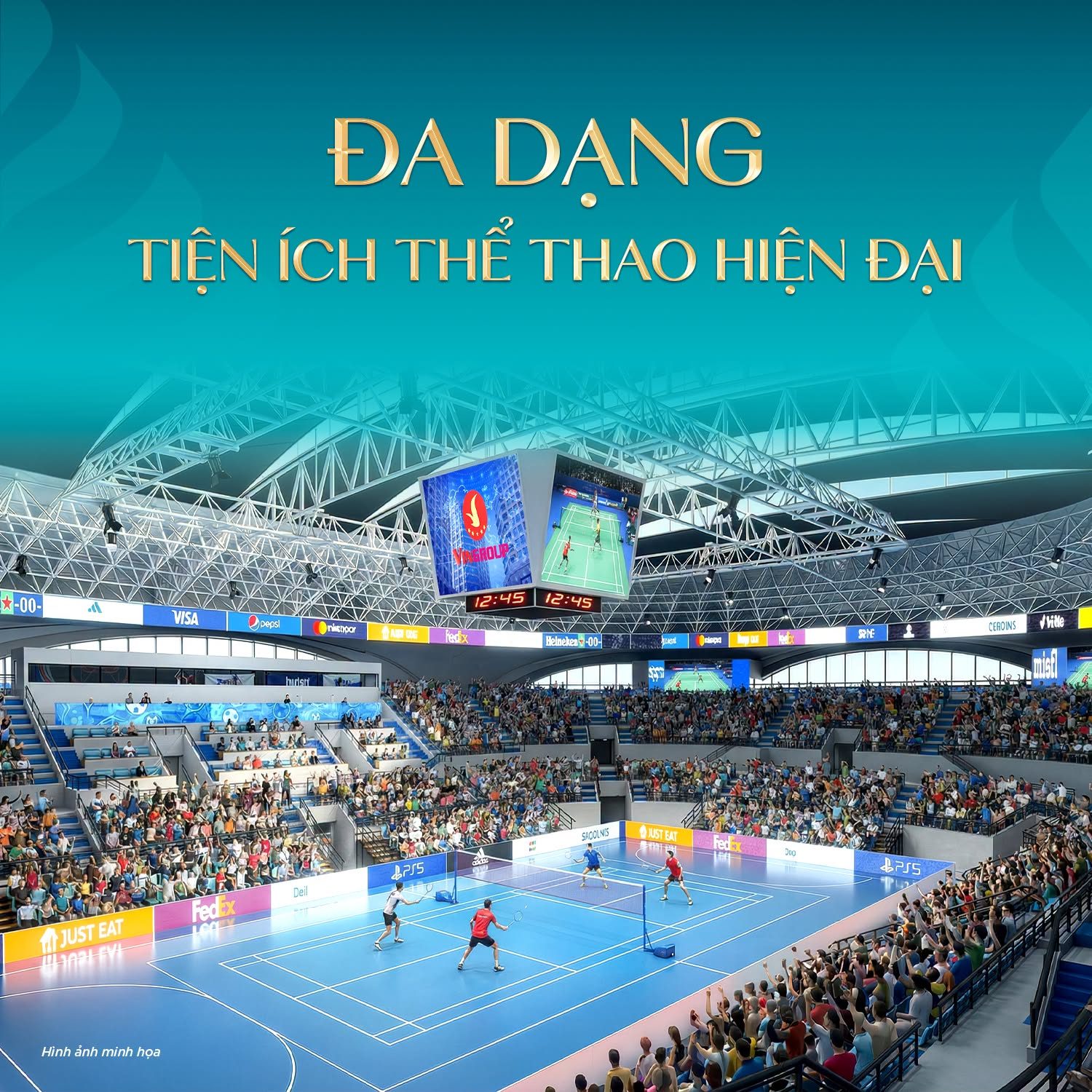 Tiện ích thể thao đa dạng – Vinhomes Green Paradise