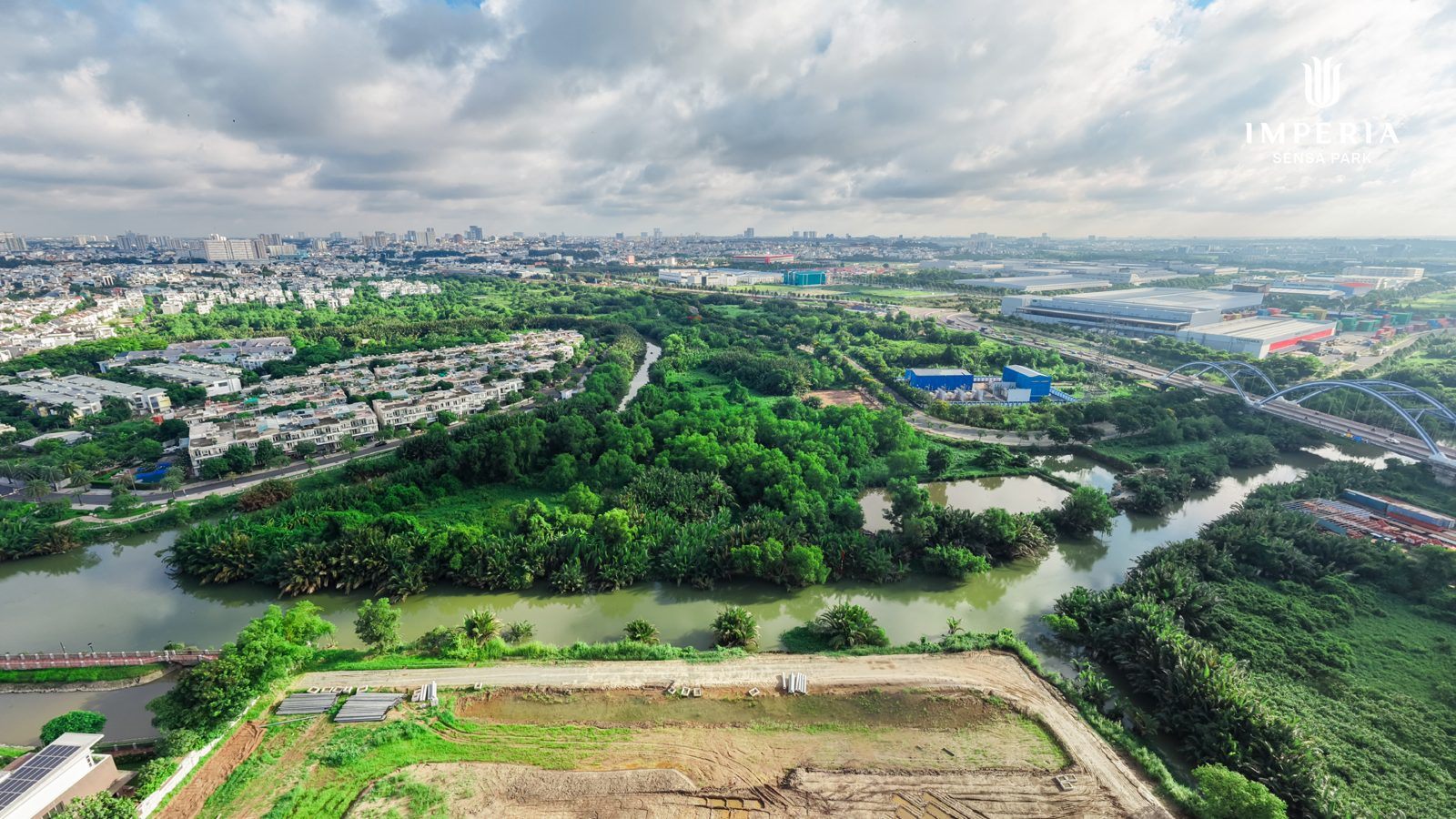 View từ tầng 25 Imperia Sensa Park
