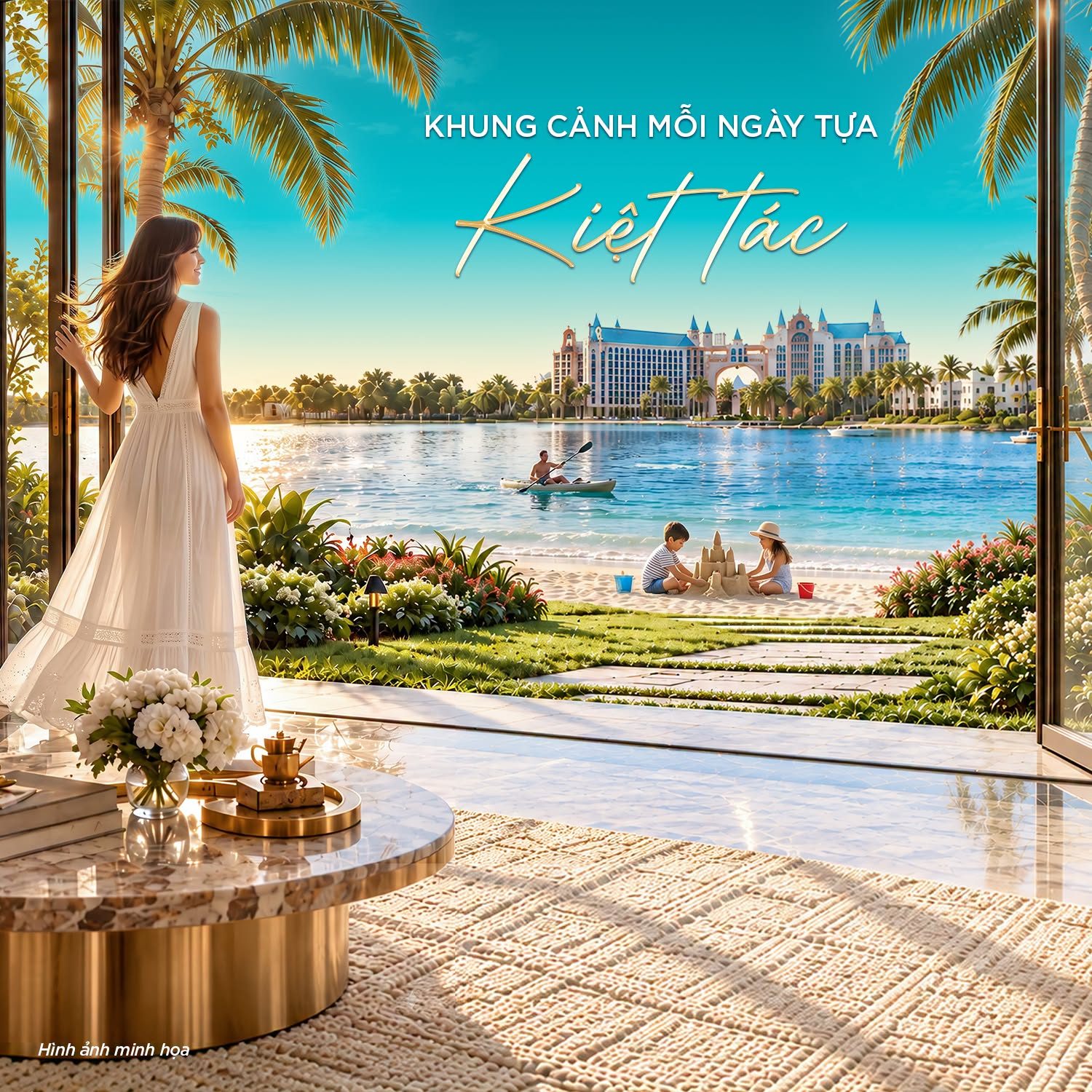 Khung cảnh mặt nước mỗi ngày – Vinhomes Green Paradise
