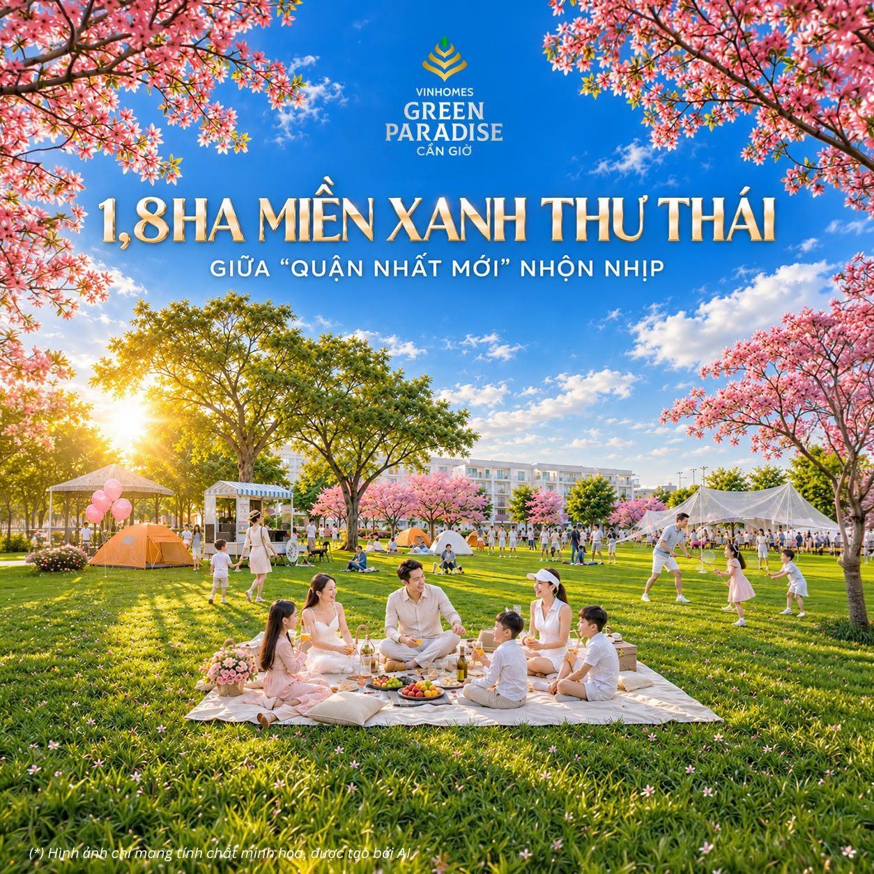 Miền xanh 1,8ha tại Công viên Nắng Tiên
