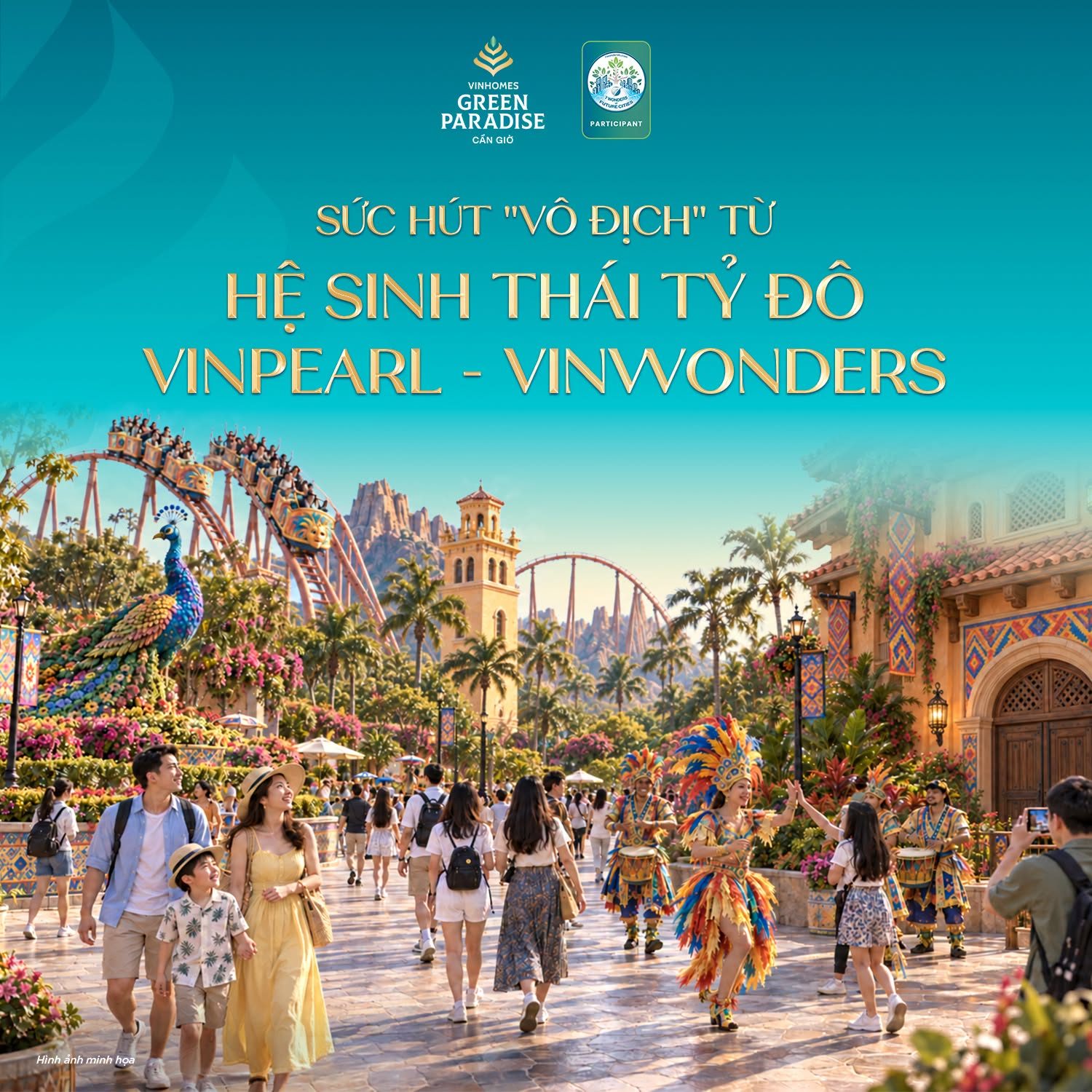 Hệ sinh thái Vinpearl – VinWonders tại Cần Giờ