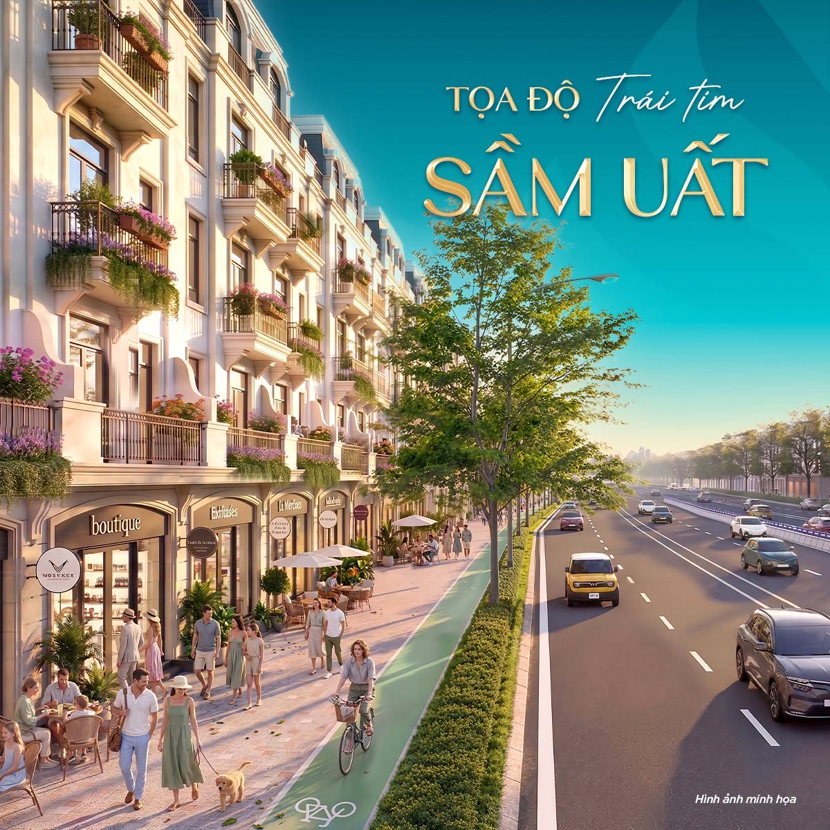 Tuyến phố sầm uất tại Vịnh Tiên