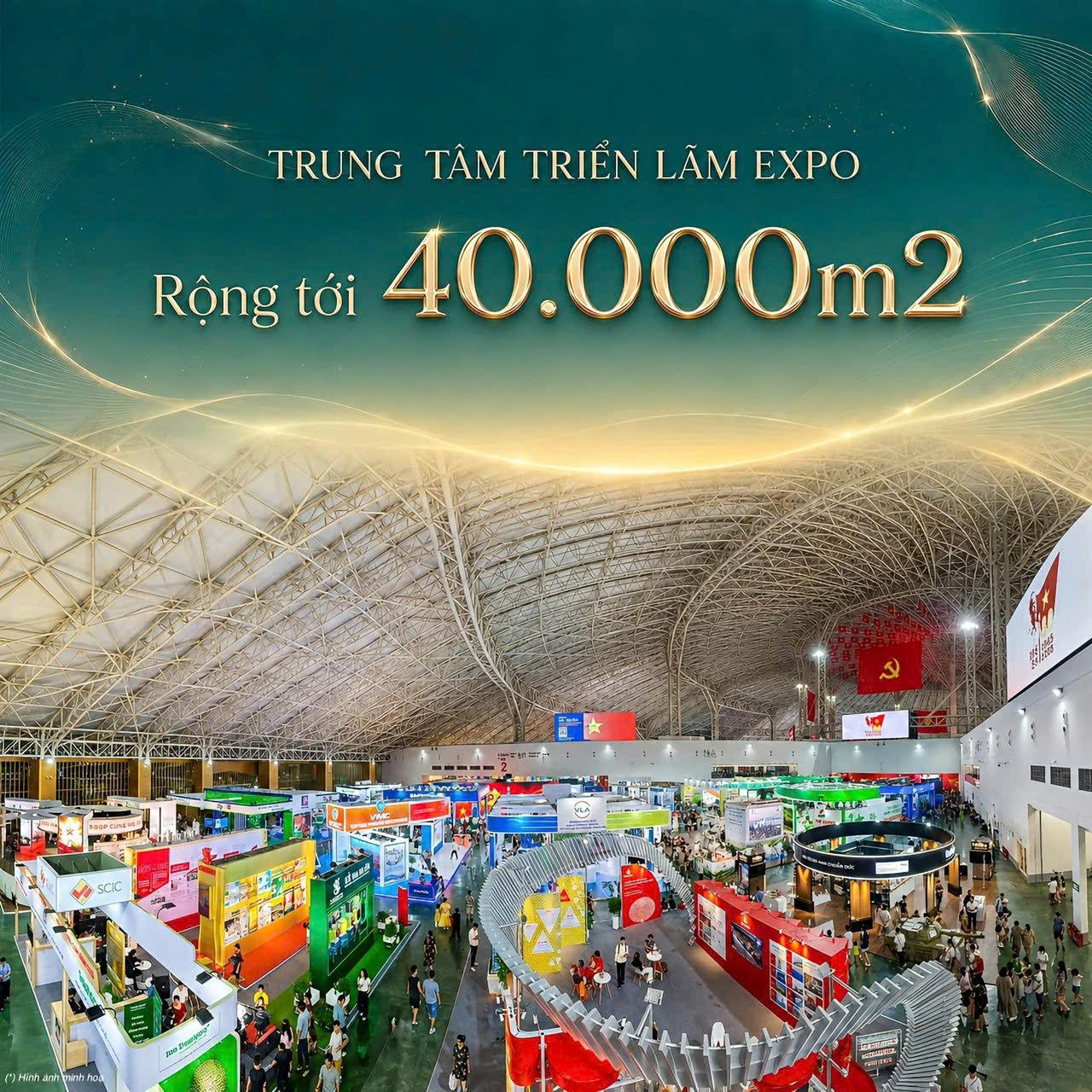 Trung tâm triển lãm rộng 40.000 m2